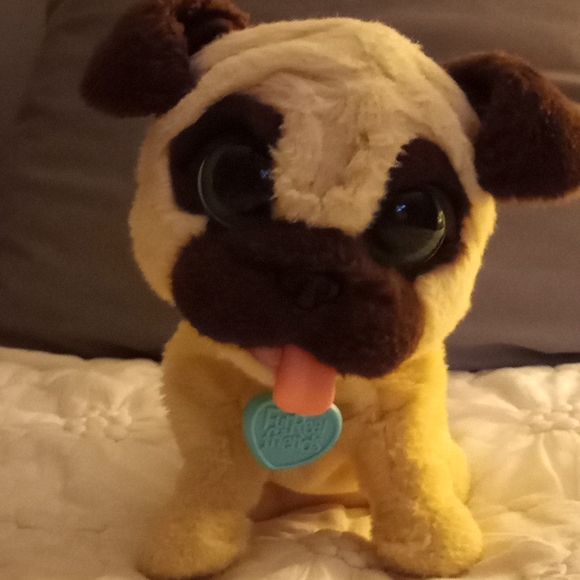 Real Fur Friends JJ the Jumping Pug Interactive Dog - Picture 9 of 9